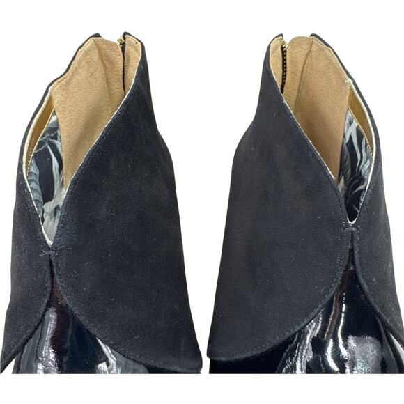 Ted Baker London Suede and Patent Leather Hainns Booties, US Size 9, Women - Picture 5 of 12